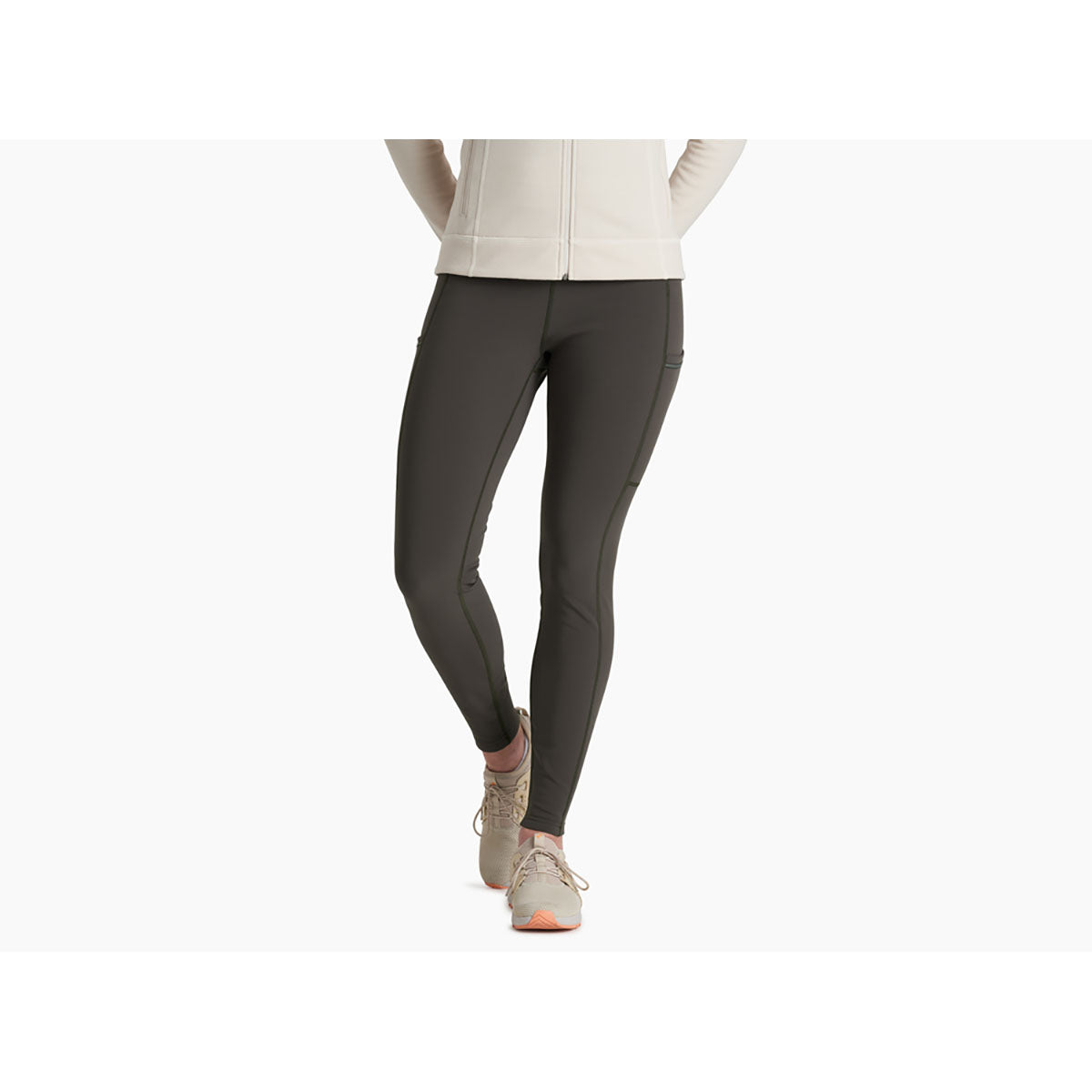 Kuhl Womens Frost Softshell Tight - Regular Black Olive