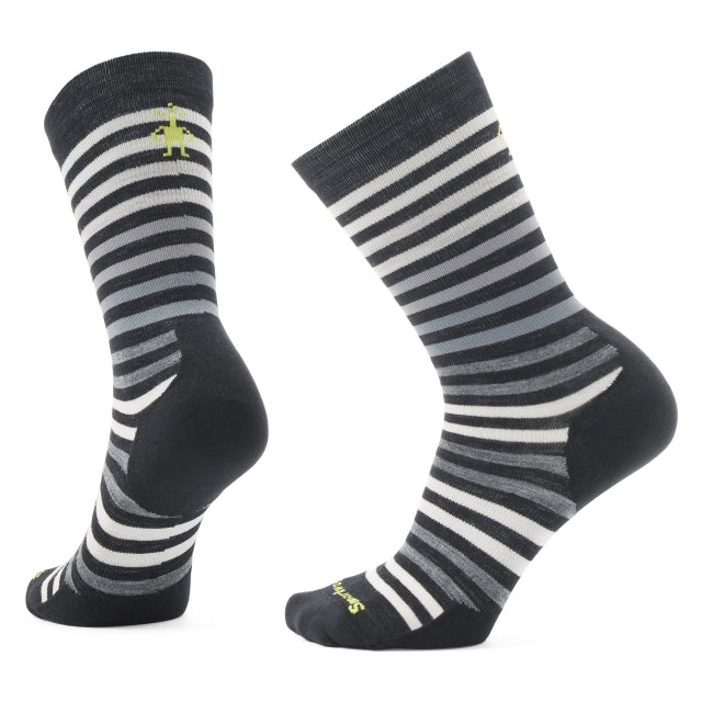 Smartwool Everyday Spruce Street Crew Socks 960 Black/White