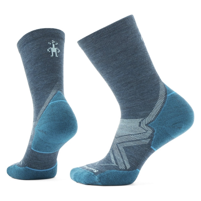 Smartwool Women&#39;s Run Cold Weather Targeted Cushion Crew Socks G74 Twilight Blue