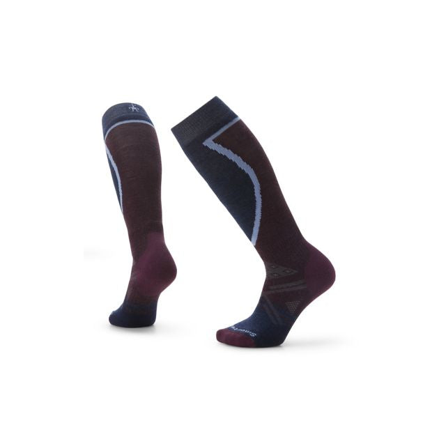 Smartwool Women&#39;s Ski Full Cushion Over The Calf Socks Bordeaux