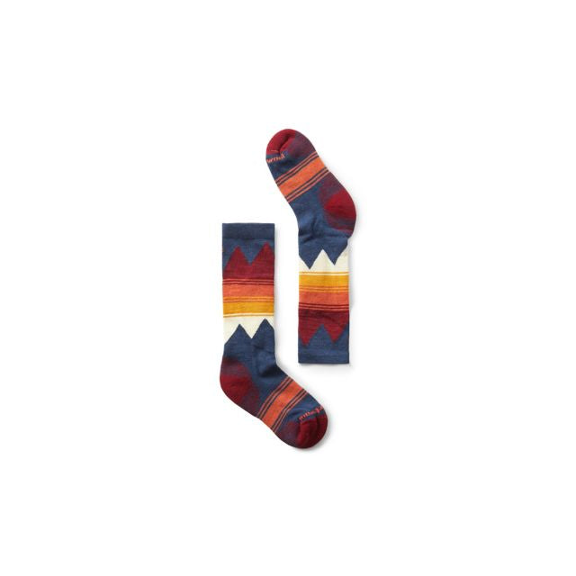 Smartwool Kids' Ski Light Cushion Over The Calf Socks B25 Alpine Blue