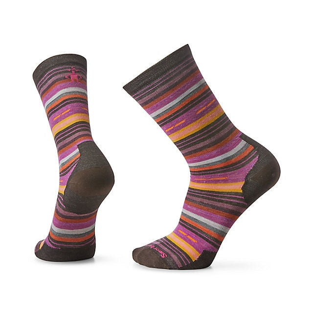 Smartwool Womens Everyday Margarita Crew Socks Chestnut