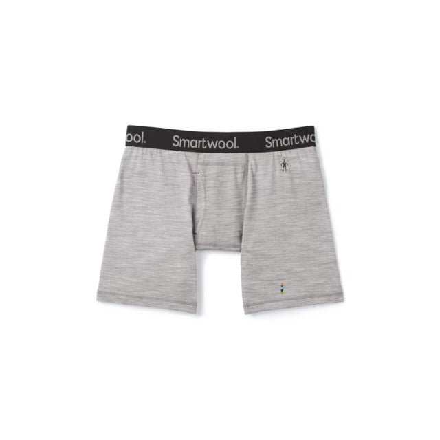 Smartwool Men&#39;s Merino 150 Boxer Brief 545 Light Gray Heather