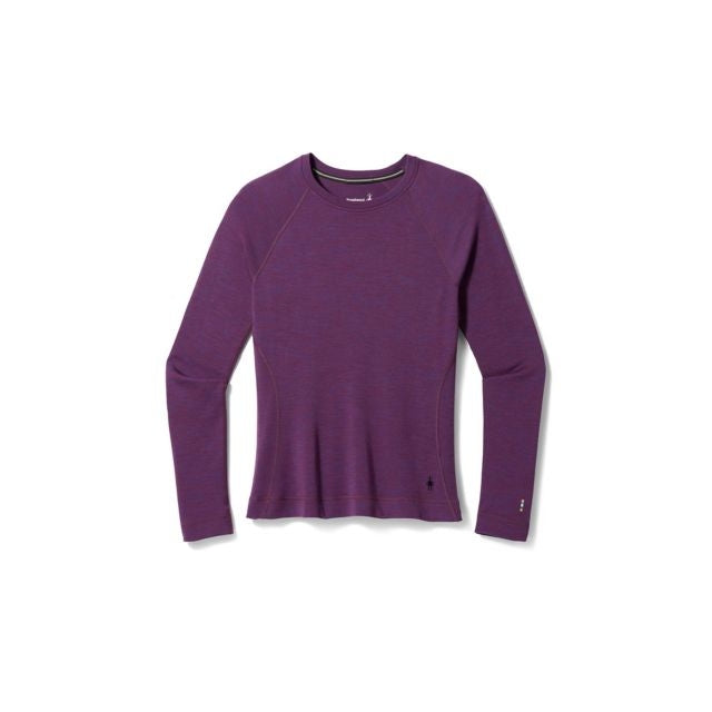 Smartwool Women&#39;s Classic Thermal Merino Base Layer Crew M07 Purple Iris Heather