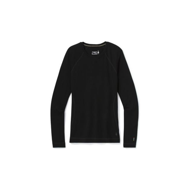 Smartwool Women&#39;s Classic Thermal Merino Base Layer Crew 001 Black