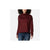 Columbia Womens Chillin Fleece Pullover 619 Marsala Red Houndstooth Print