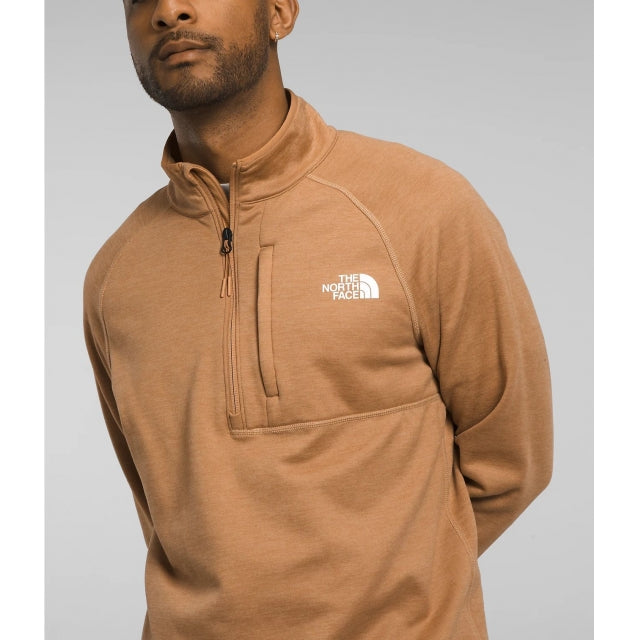 The North Face Mens Canyonlands ½ Zip Almond Butter Heather