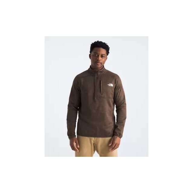 The North Face Mens Canyonlands ½ Zip Smokey Brown Heather