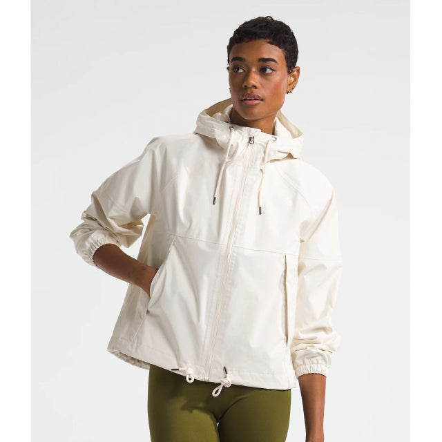 The North Face Womens Antora Rain Hoodie QLI White Dune