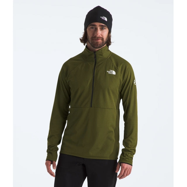 The North Face Men&#39;s Summit FUTUREFLEECE LT Half-Zip PIB Forest Olive