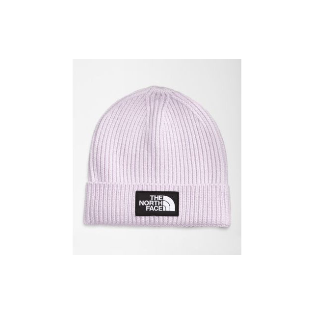 The North Face Kids&#39; TNF Box Logo Cuffed Beanie 6S1 Lavender Fog