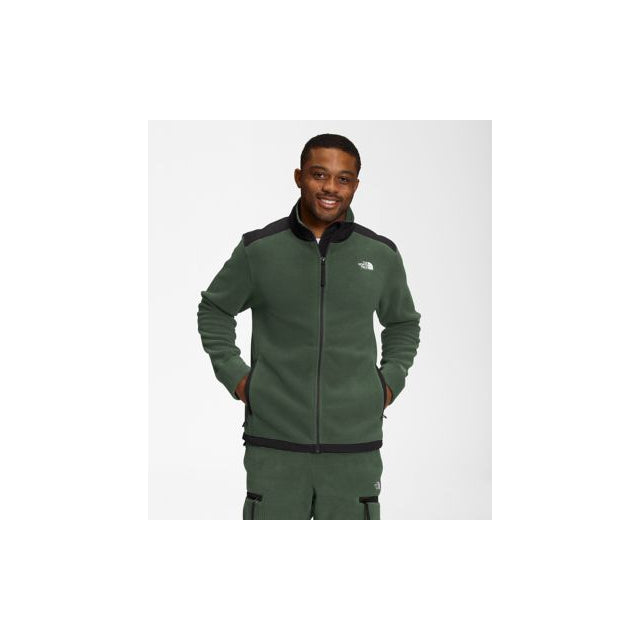 The North Face Men&#39;s Alpine Polartec 200 Full Zip Jacket WTQ Thyme/TNF Black