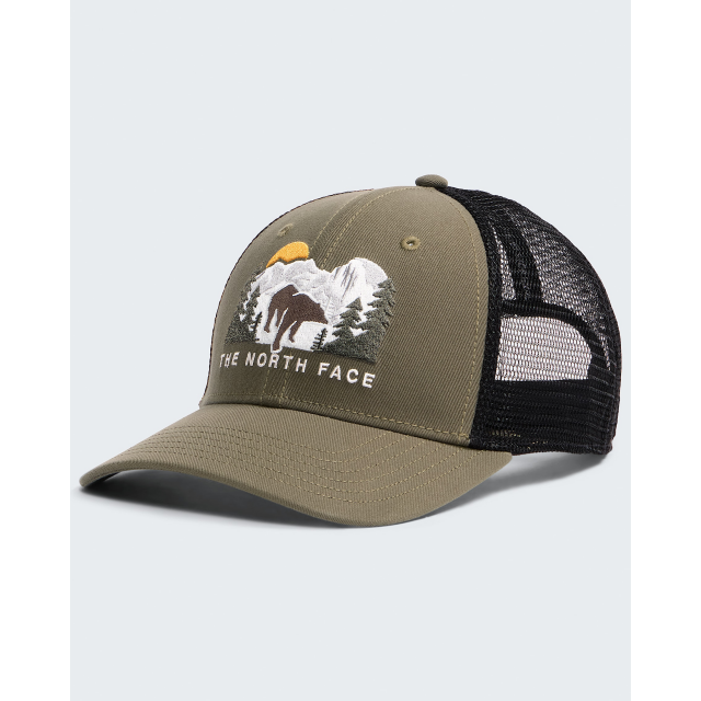The North Face Embroidered Mudder Trucker VN0 Caraway Seed/Bear Graphic