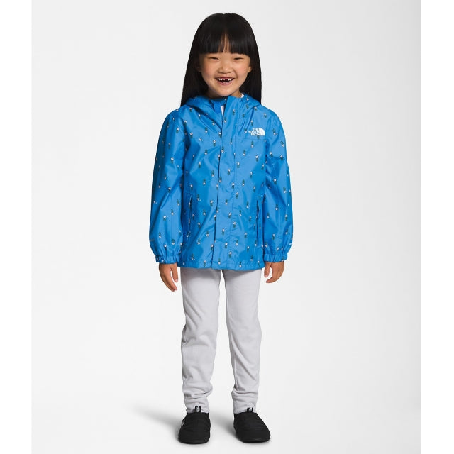 The North Face Kids&#39; Antora Rain Jacket Blue Floral Print