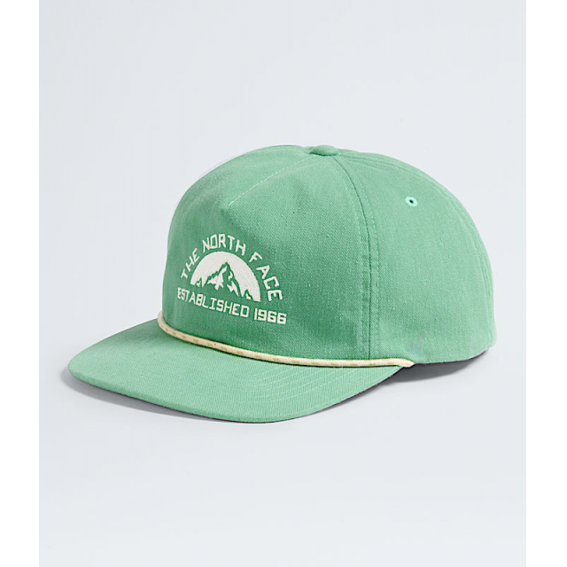 The North Face Norm 5 Panel Hat NIV Dimmed Algae/Est 1966 Graphic
