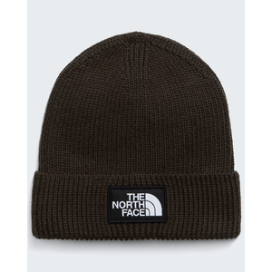 The North Face TNF Logo Box Cuffed Beanie NMF Dark Chestnut