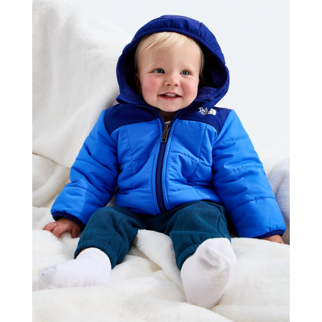 The North Face Baby B Reversible Shasta Full Zip Hooded Jacket RC7 Active Blue/Bold Blue