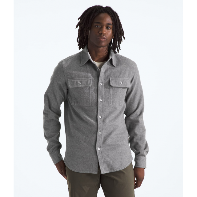 The North Face Men&#39;s Arroyo Flannel Shirt DYY TNF Medium Grey Heather