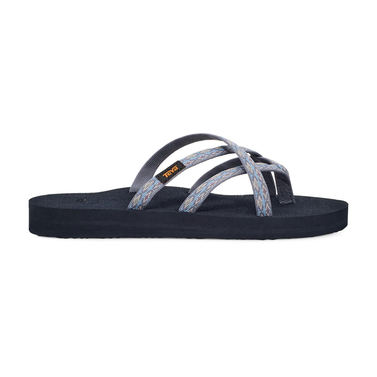 Teva Womens Olowahu Flip-Flop Kaleidoscope Blissful Blue