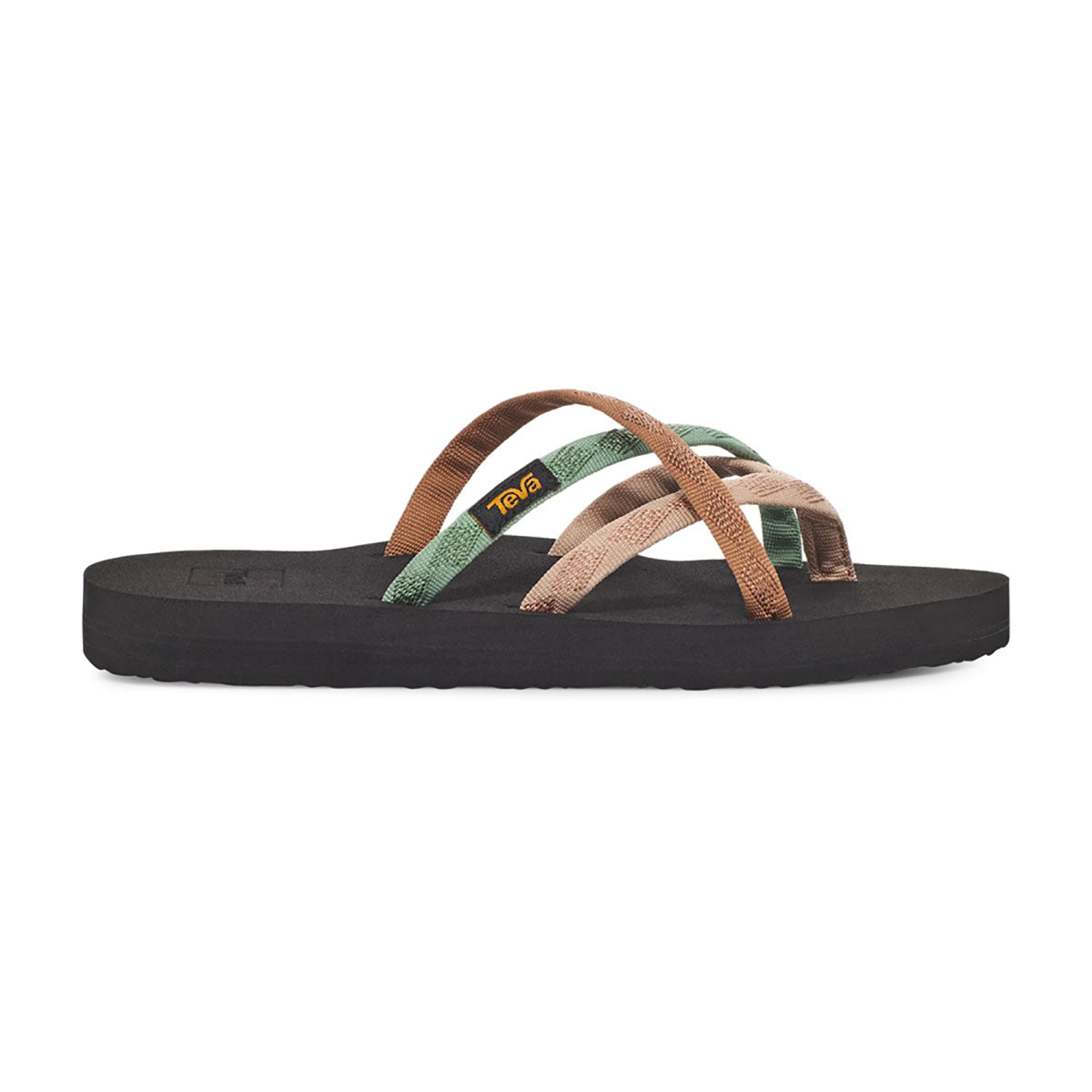Teva Womens Olowahu Flip-Flop Mixed B Maple Sugar Multi