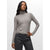 Prana Women's Foundation Rib Turtleneck 020 Heather Grey