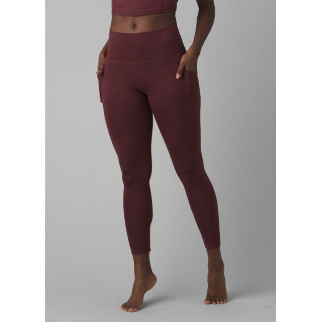 Prana Women&#39;s Becksa 7/8 Legging 600 Maroon Heather