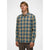 Prana Mens Los Feliz Flannel Shirt - Slim 202 Nomad