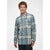 Prana Men's Westbrook Flannel Shirt 404 High Tide