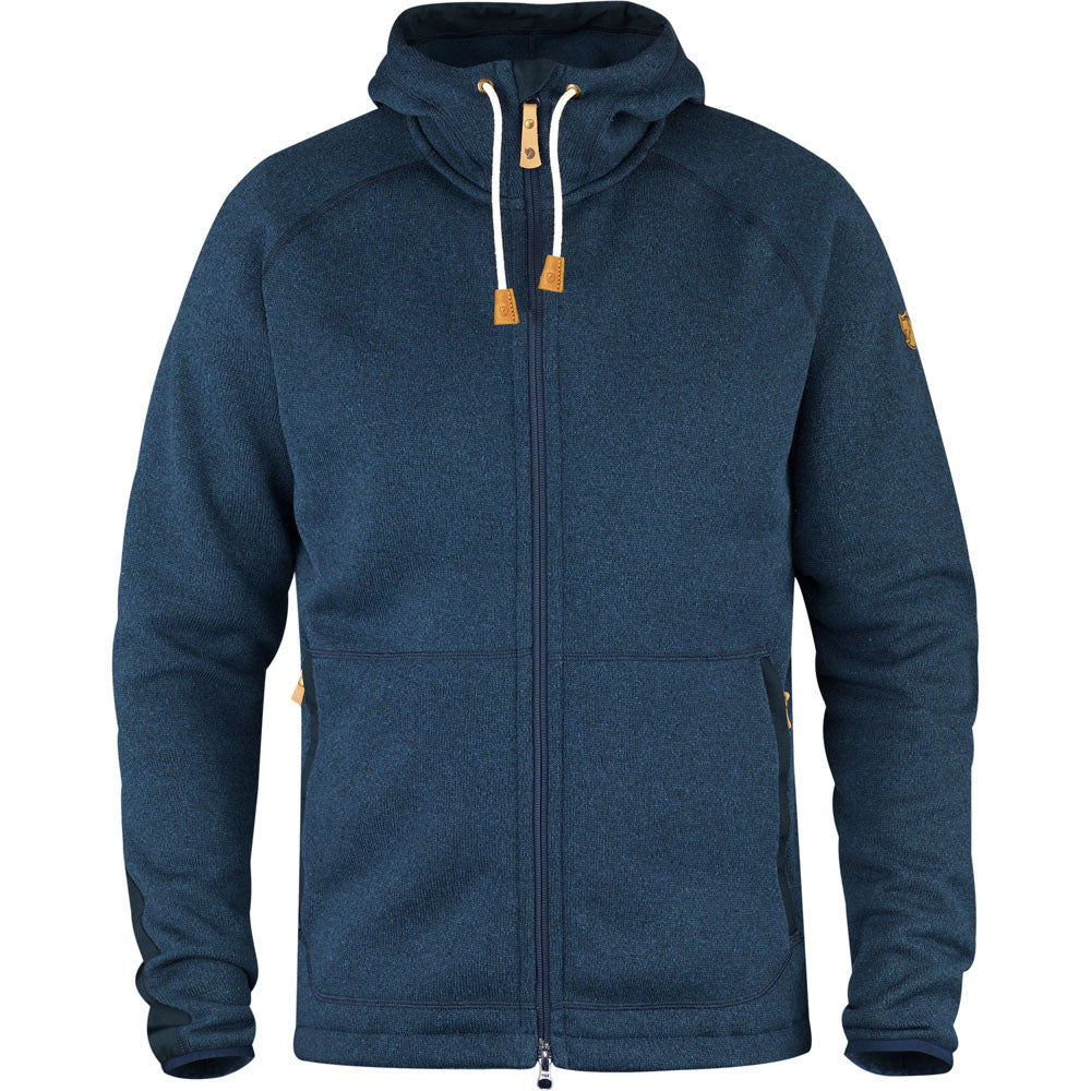 Fjallraven Men&#39;s Ovik Fleece Hoodie Navy