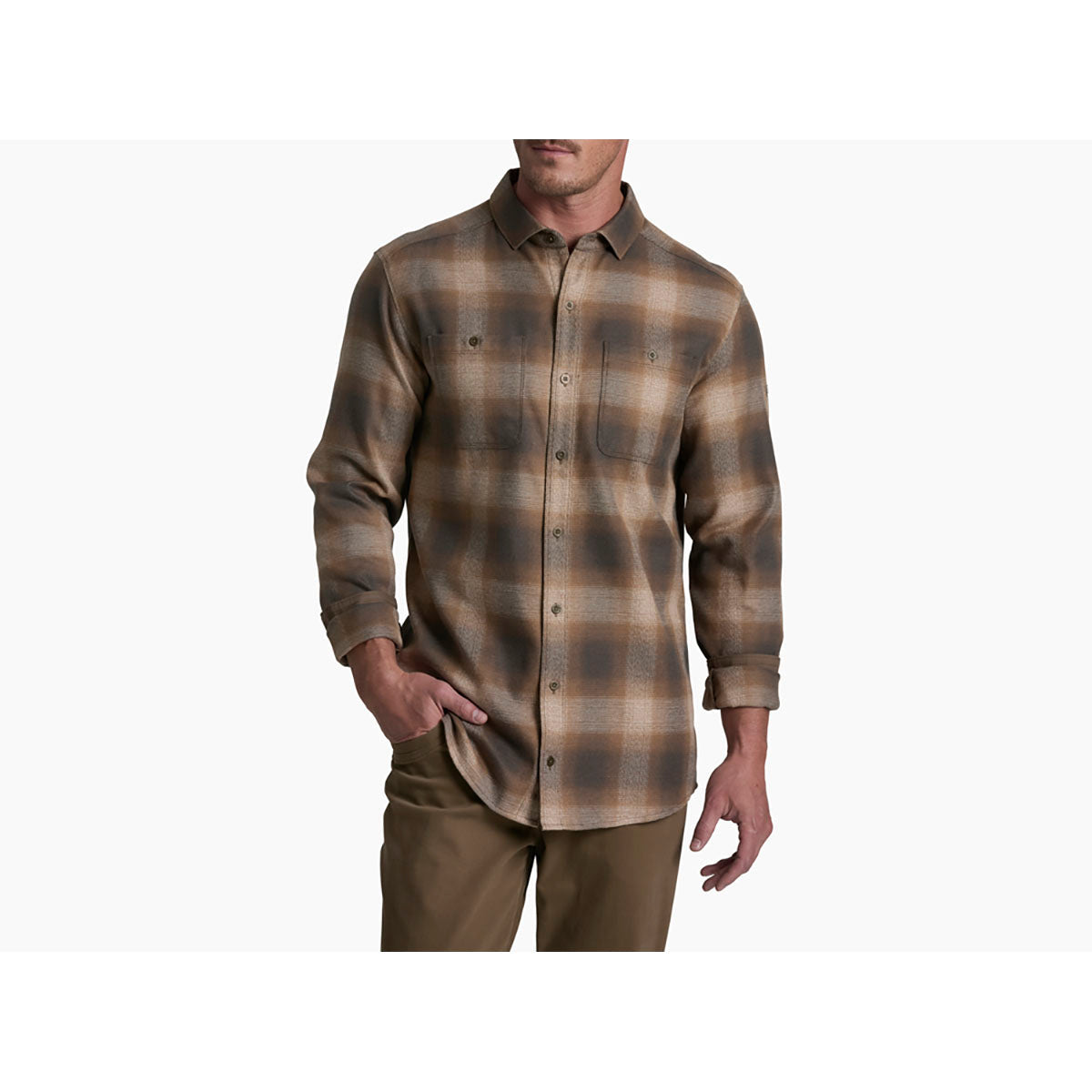 Kuhl Mens Law Flannel Long Sleeve Kanteen