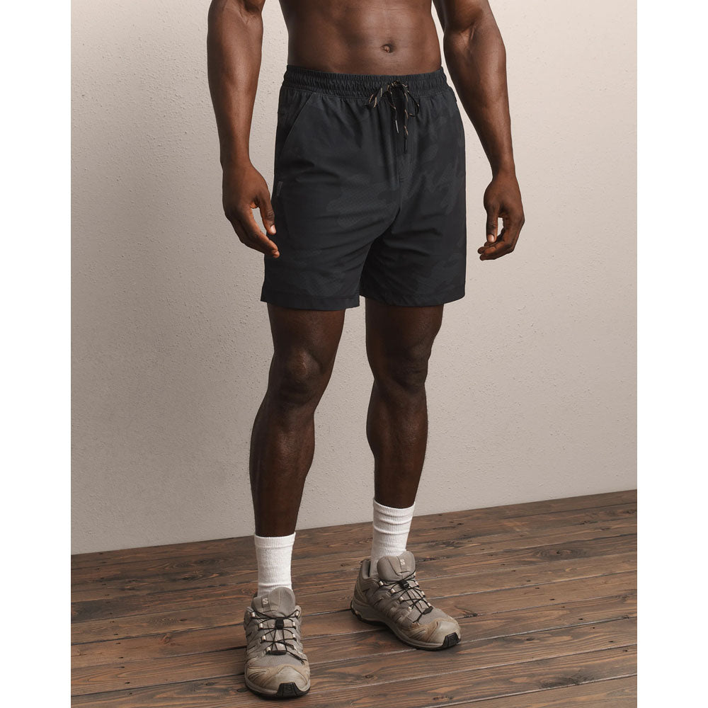 Rhone Mens Pursuit Short - Unlined - 7 Black/Ashpalt Camo