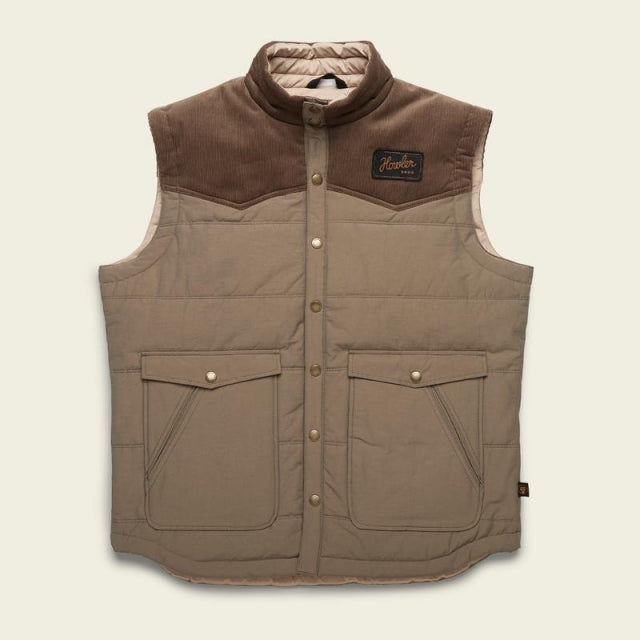 Howler Brothers Men&#39;s Rounder Vest DUS Cedar Corduroy/Teak