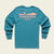 Howler Brothers Mens Select Longsleeve T-Shirt PET Howler Arroyo: Petrol Heather