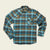 Howler Brothers Men's Harkers Flannel Shirt AQU Grice Plaid: Aquapool