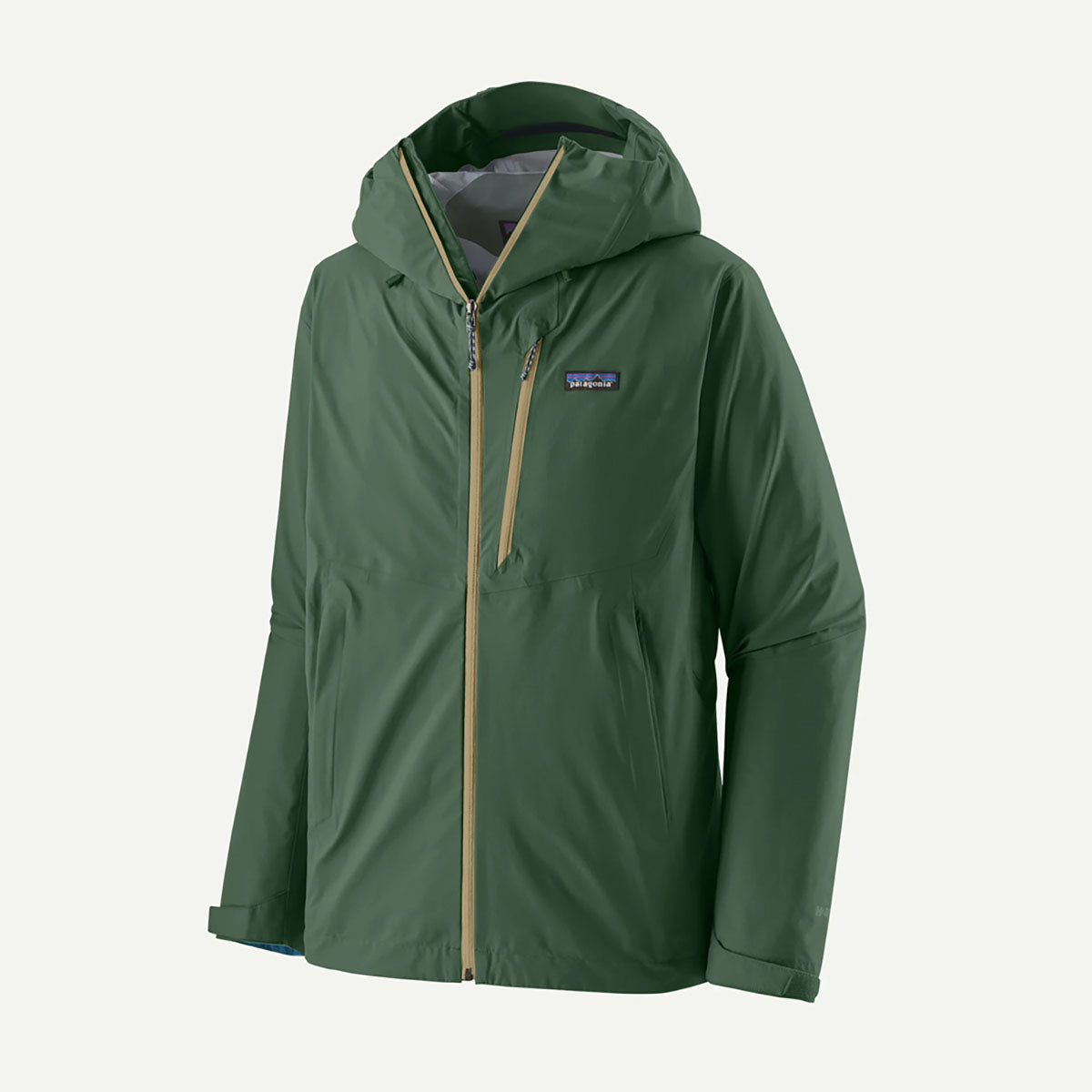 Patagonia Mens Granite Crest Rain Jacket Treeline Green