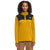 The North Face Women's TKA Glacier Snap-Neck Pullover Arrowwood Yellow/TNF Black