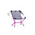 NEMO Moonlite Reclining Camp Chair Blue Granite/Rosebud