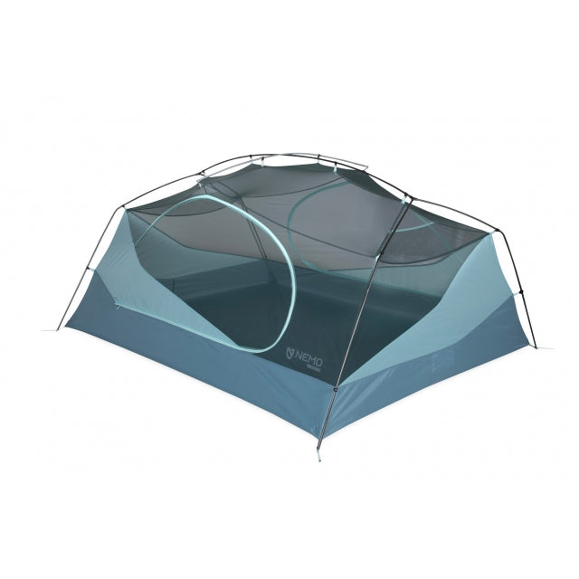 NEMO Aurora 3-Person Backpacking Tent &amp; Footprint Frost/Silt