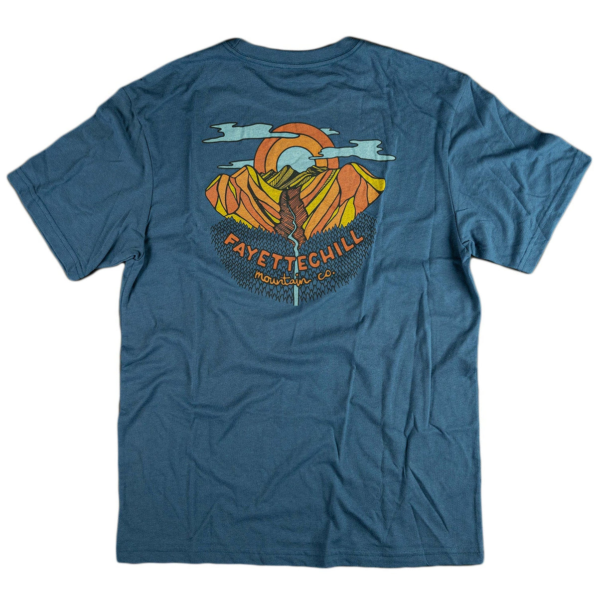 Fayettechill Alpenglow Short Sleeve Blue Storm