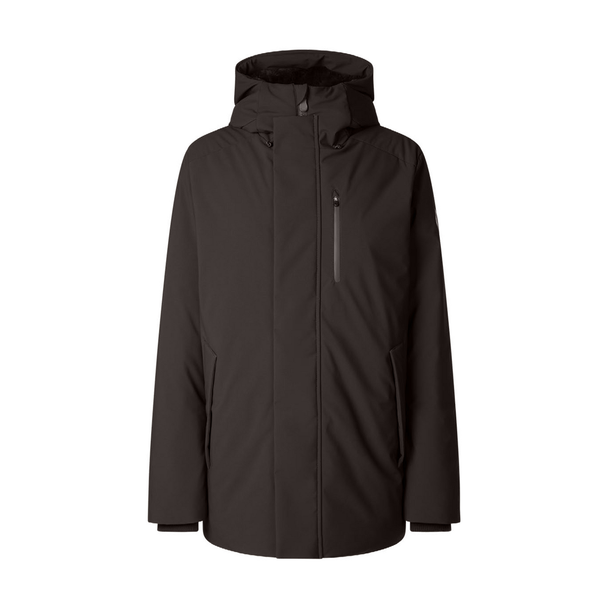 Save the Duck Men&#39;s Antoine Hooded Parka Brown Black