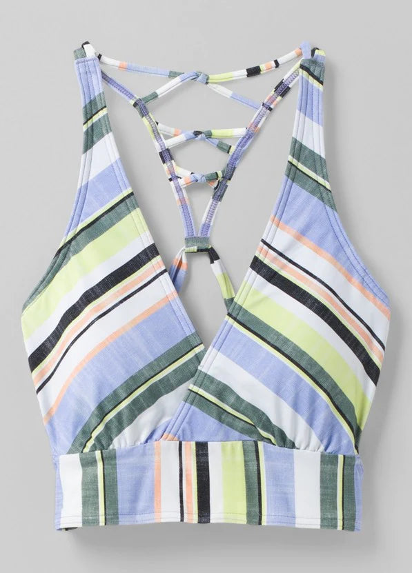 Prana Women&#39;s Atalia Top 501 Morning Glory Stripe