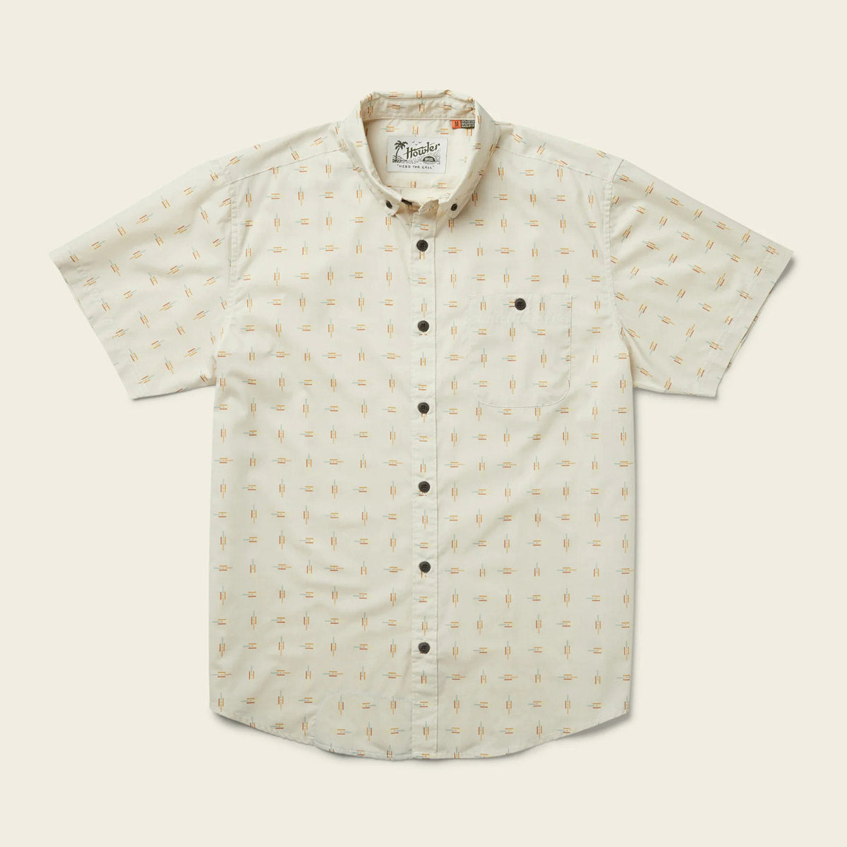 Howler Brothers Men&#39;s Mansfield Shirt Desmond: Cream