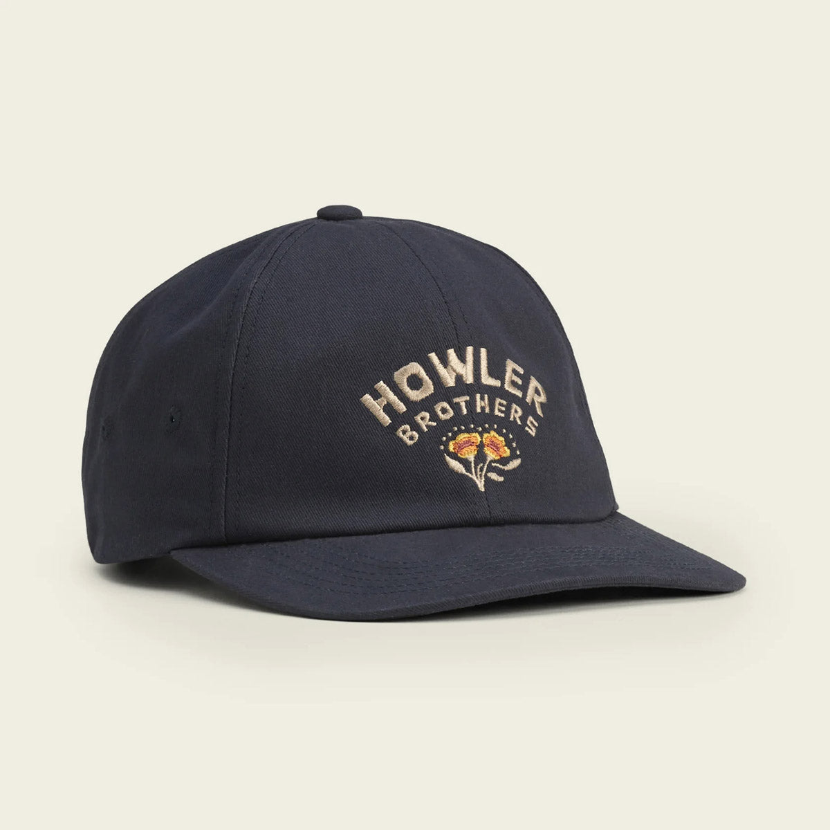 Howler Brothers Strapback Hats Poppies: Navy Twill