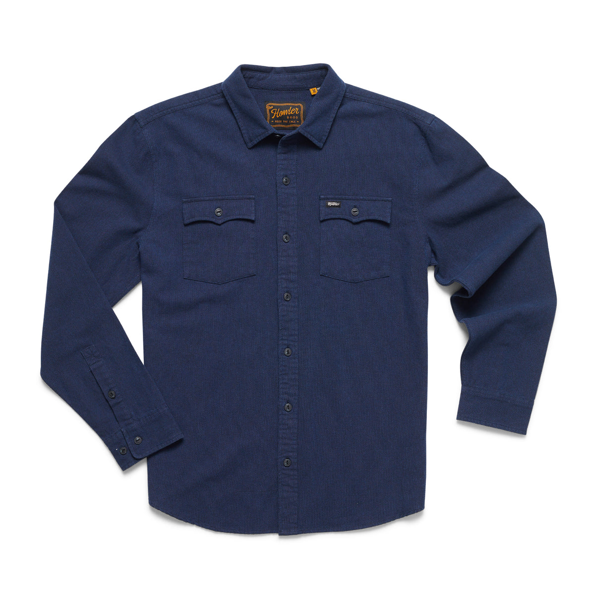 Howler Brothers Men&#39;s Novato Shirt Naval Blue
