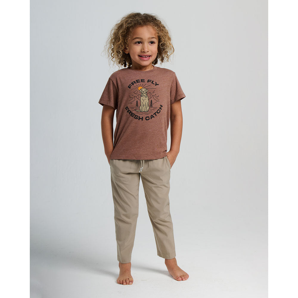 Free Fly Apparel Toddler Fresh Catch Tee Heather Nutmeg