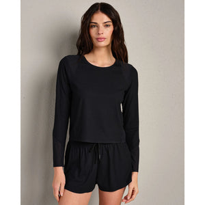 Rhone Womens LightSpeed Long Sleeve Pure Black