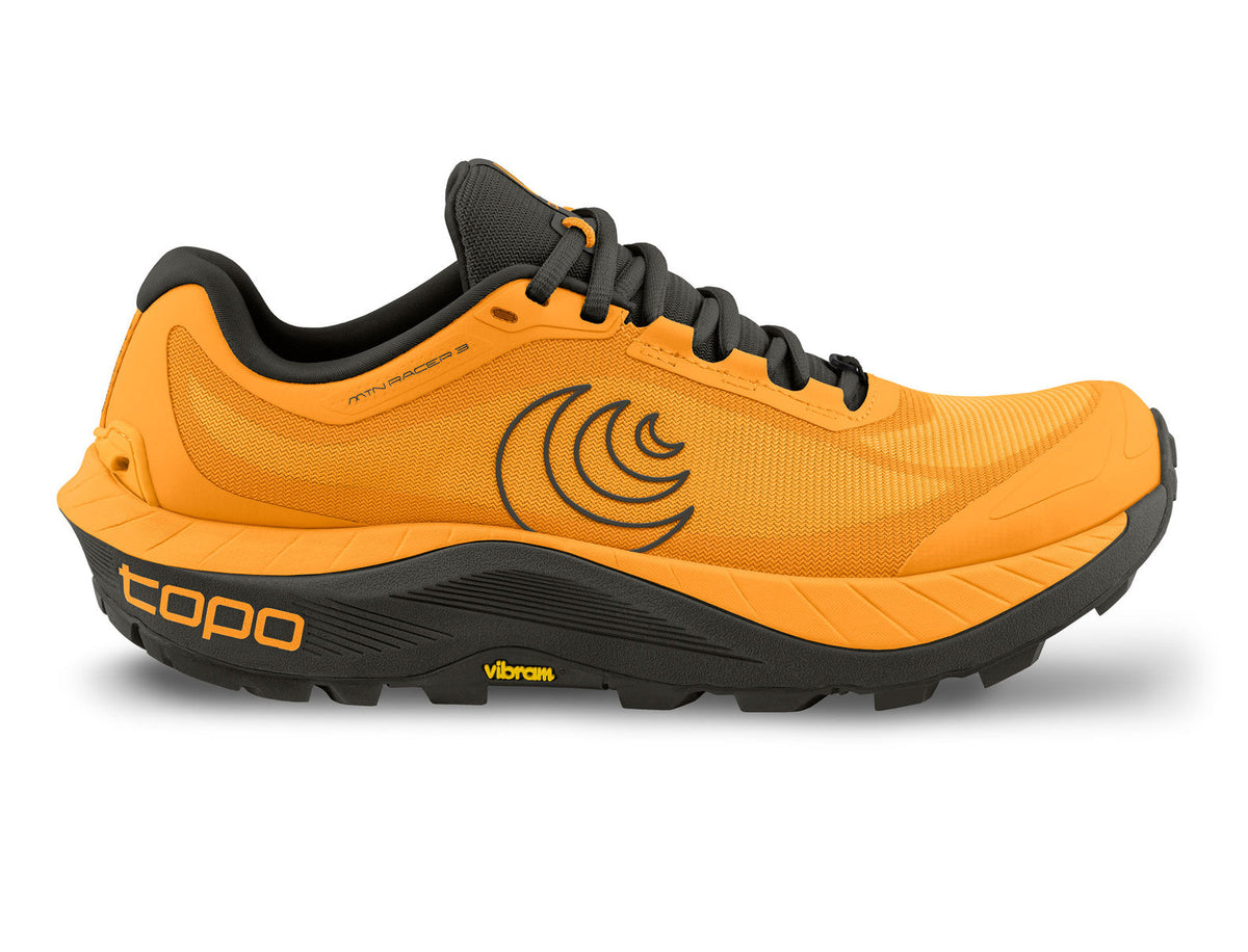Topo Athletic Mens MTN Racer 3 Mango/Espresso