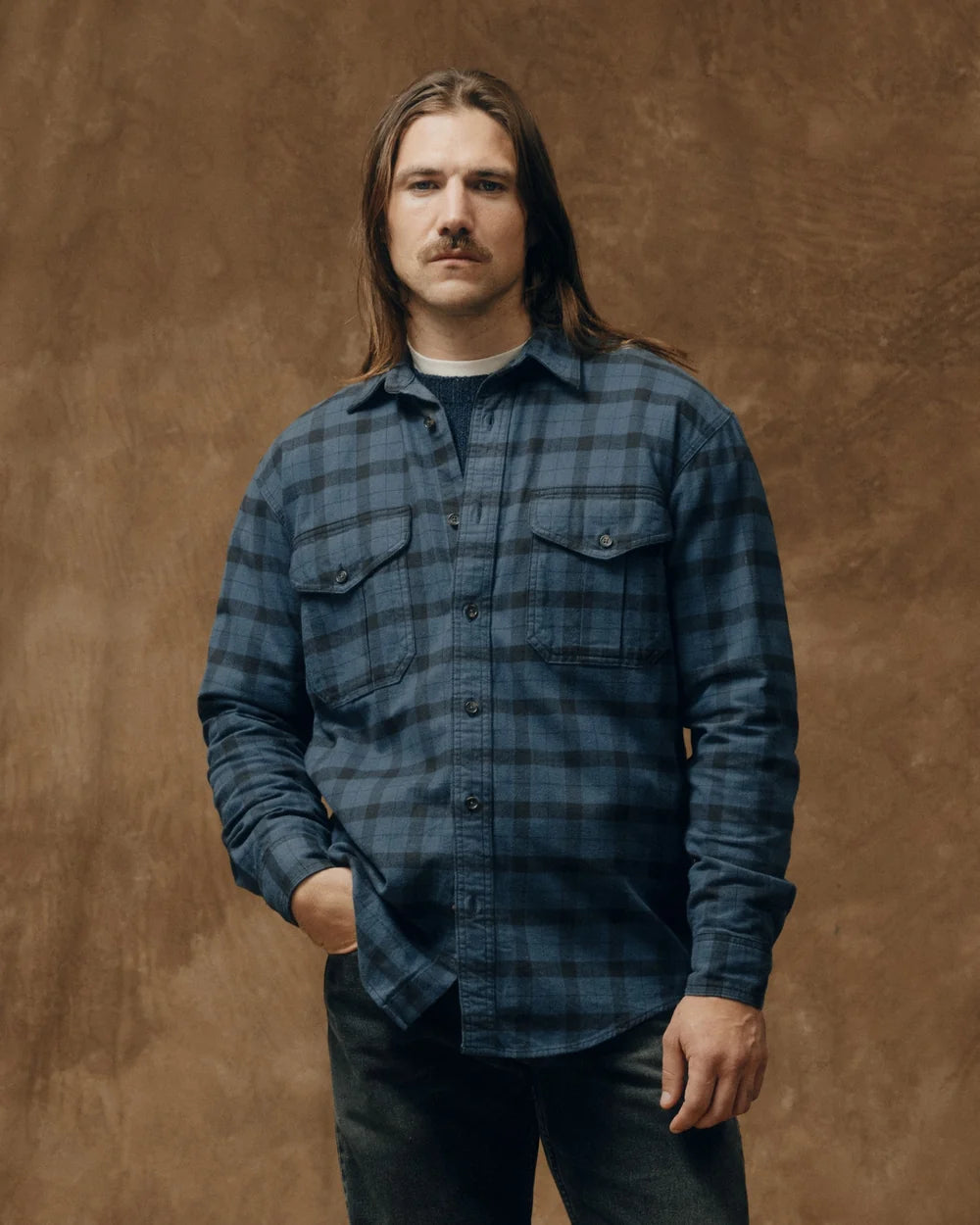 Filson Mens Alaskan Guide Shirt idnight/Black / M