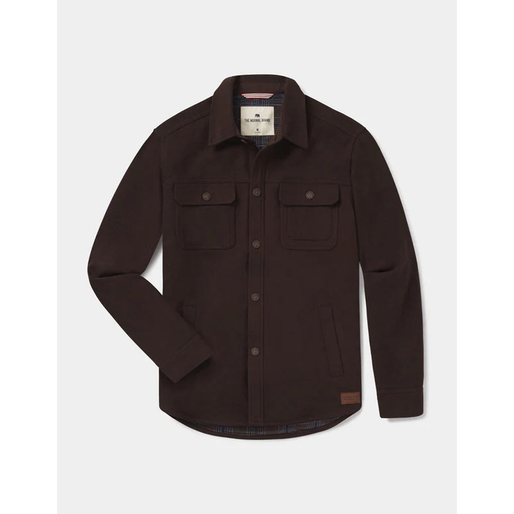 The Normal Brand Men&#39;s Brightside Flannel Lined Workwear Jacket Kodiak