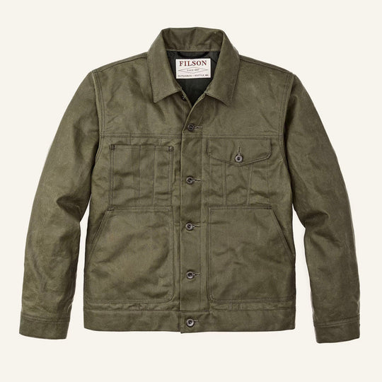 Men's Tin Cloth Short Lined Cruiser Jacket